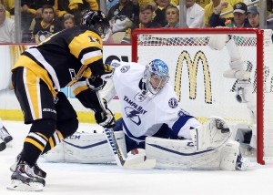 Andrei Vasilevskiy appears to be the Tampa Bay Lightning's future in net.(Charles LeClaire-USA TODAY Sports)