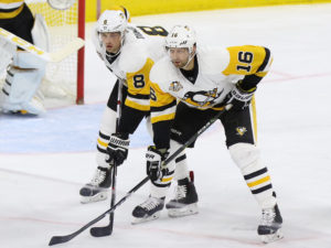 Eric Fehr and Brian Dumoulin (Amy Irvin / The Hockey Writers)