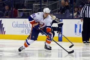 Casey Cizikas' injury hurts the Islanders on more than a few fronts. (Russell LaBounty-USA TODAY Sports)