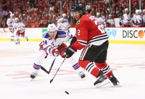 The Blackhawks and Rangers spend a lot of time on NBCSN. (Jerry Lai-USA TODAY Sports)
