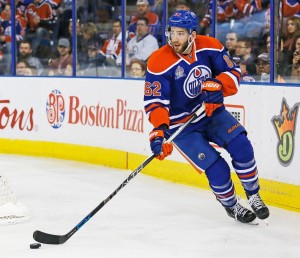 Gryba was a physical force on the Oilers' blueline in 2015-16. (Perry Nelson-USA TODAY Sports)