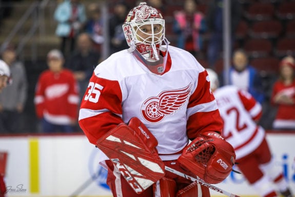 Jimmy Howard of the Detroit Red Wings