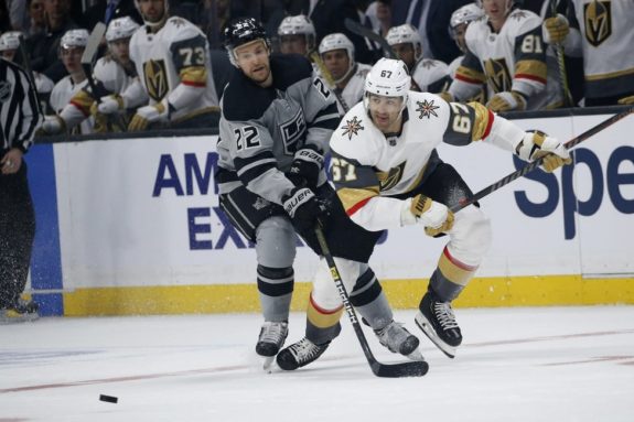 Los Angeles Kings Trevor Lewis and Vegas Golden Knights Max Pacioretty