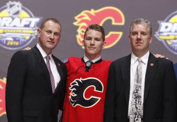 (Timothy T. Ludwig-USA TODAY Sports) The Calgary Flames drafted extremely well over both days, starting with Matthew Tkachuk (above) at sixth overall. As a result, the Battle of Alberta is trending toward becoming a relevant rivalry again.