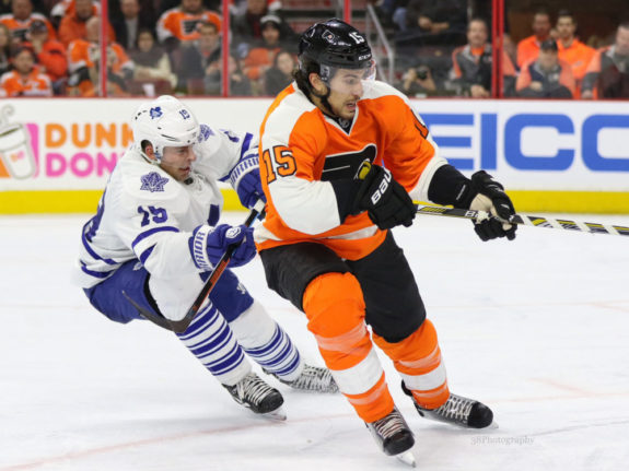 Del Zotto's return could be a welcome sight for the Flyers. (Amy Irvin / The Hockey Writers)