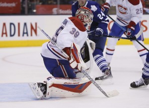 Condon has led the Canadiens to a 3-1-2 record in the absence of Carey Price. (John E. Sokolowski-USA TODAY Sports)