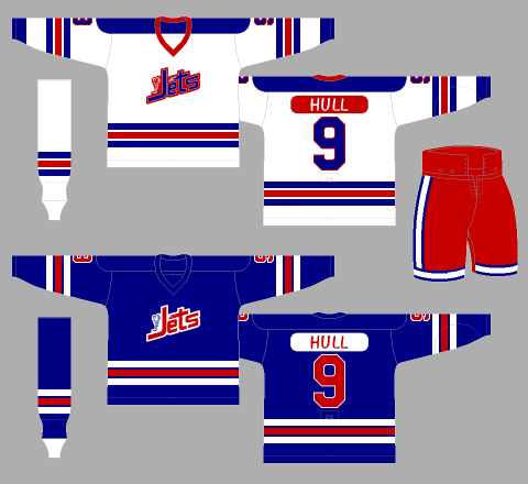 Winnipeg Jets 1972-73 Jerseys