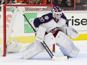 Curtis McElhinney will start Saturday night against the Rangers. (Amy Irvin / The Hockey Writers)
