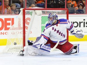 Henrik Lundqvist still reigns supreme in the East. (Amy Irvin / The Hockey Writers) 