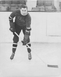 Milt Schmidt during his brief stay with Providence of the IAHL.