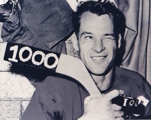 Gordie Howe was one of the combatants in the only fight in NHL All-Star Game history. 