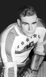 John (Peanuts) O'Flaherty during his playing days wih the NY Americans.