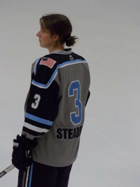 Kelley Steadman's return to the lineup boosted Buffalo to a Game 2 win (photo credit : Elaine Shircliff)