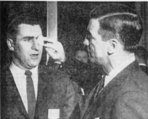 Ted Linsday takes a look at the eye patch sported by Floyd Smith