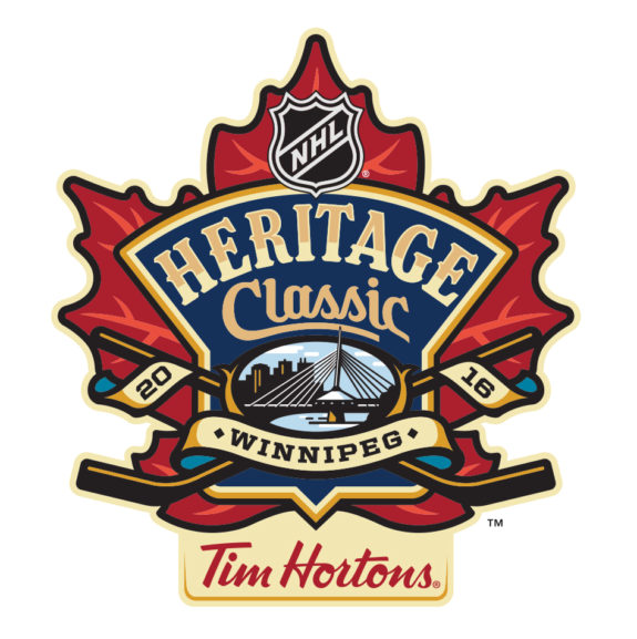 The official logo for the 2016 Heritage Classic. 