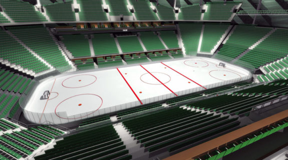 A rendering of what Chris Hansen's arena would look like for hockey. (Courtesy Sonics Arena)