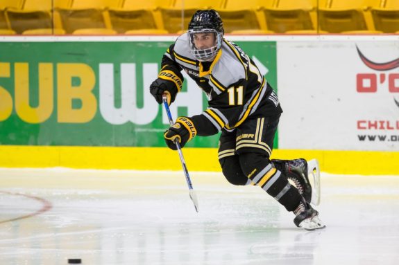 Alex Campbell of the Victoria Grizzlies