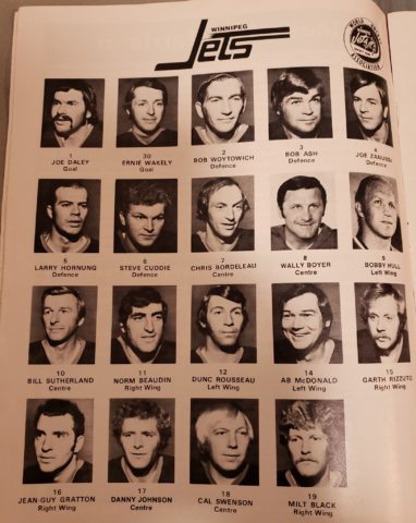 Winnipeg Jets' 1972-73 WHA roster