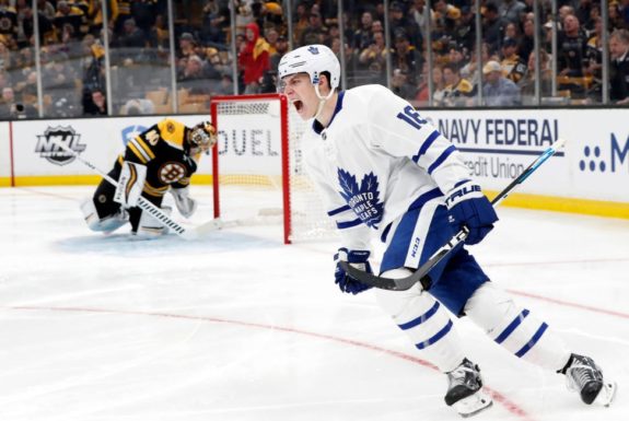 Maple Leafs right wing Mitchell Marner