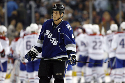 Vincent Lecavalier did play for the Canadiens — but in a movie