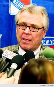 Glenn Sather/ NY Rangers GM