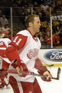 Cleary has spent nine years with the Detroit Red Wings {photo courtesy Dan4th/Flickr}