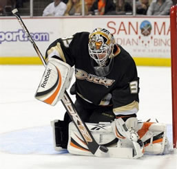 Anaheim Ducks Goalie JS Giguere