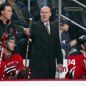 Devils head coach John MacLean