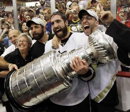 Talbot with The Stanley Cup