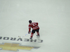 Beauchemin #23 Team Canada Red And White Scrimmage {Photo by Chris Ralph}