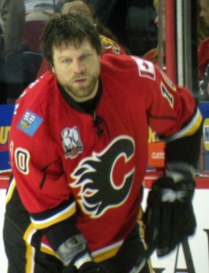 Flames EnforcerBrian McGrattan {Photo: Wikipedia Commons}