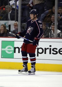 CBJ Right Winger Derek Dorsett (Photo by Dave Gainer/The Hockey Writers)