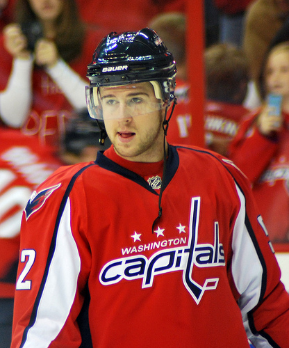 Washington Capitals Defenseman Mike Green, Mike on the ice …