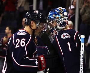 Sami Pahlsson and Steve Mason