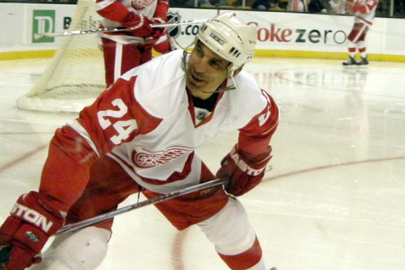 Chris Chelios of the Detroit Red Wings.
