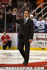 Steve Yzerman selects Nikita Kucherov @ 2011 Draft {Photo by Radiospike.com}