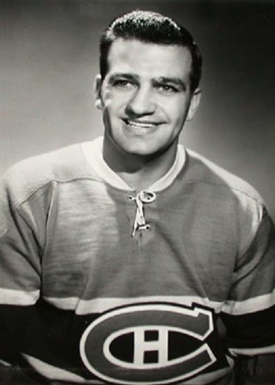 Boom Boom Geoffrion with the Canadiens
