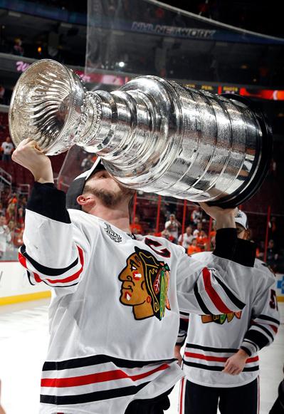 Jonathan Toews captained Chicago to three Cup wins 