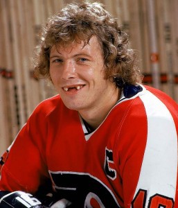 Bobby Clarke's million dollar smile.