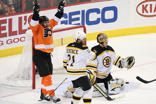 Simon Gagne hands Philadelphia Flyers overtime win over Boston