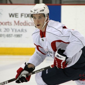 Stanislav Galiev could see more NHL action in the near future. (Chris Gordon/Caps Snaps) 