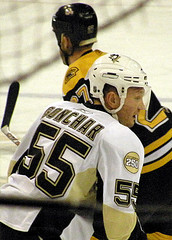 Sergei Gonchar, a Stanley Cup winner with Pittsburgh, played game #1,000 with the Senators (Dan4th)