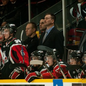 Mike Van Ryn behind the bench