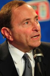 NHL Commissioner Gary Bettman (Tom Turk/THW)