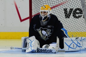 Marc-Andre Fleury Winter Classic Practice