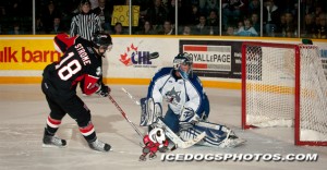 Ryan Strome Shootout Goal Buy this shot and more at http://www.icedogsphotos.com