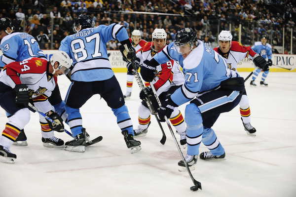 Malkin and Crosby NHL: Dec 12 Panthers at Penguins