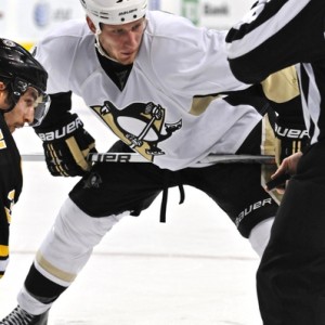 Penguins Center faceoff Jordan Staal