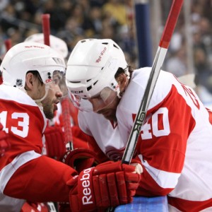 Henrik Zetterberg of the Detroit Red Wings