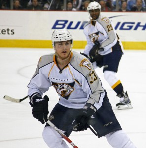 Wilson, a third-generation NHL player, has already begun making his mark as a pro at 21 (Photo by Dave Glad).